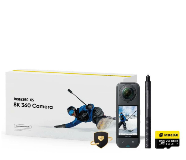 Insta360 X5 Snowboard Bundle - 1476575 - zdjęcie